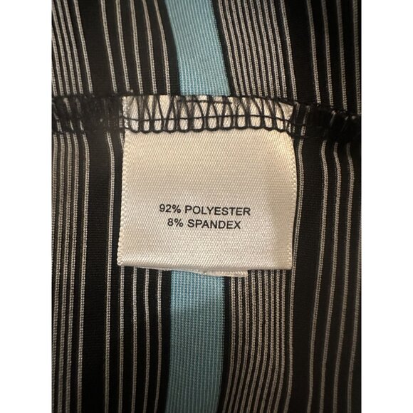 Peter Millar Summer Comfort 4e Men’s Size XL Golf Sports Polo Black Blue Stripes - Picture 3 of 4